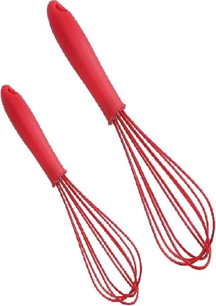 2'li Silikon Yumurta Puding Sos Kremşanti Çırpma Teli Çırpıcı modelleri