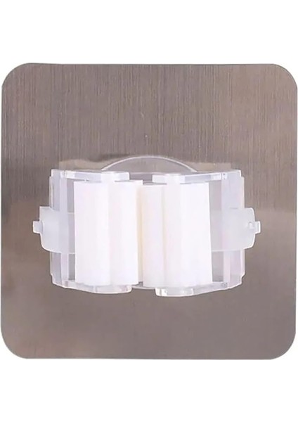 Adet Gold Kelebek Yapışkanlı Mop Fırça Sap Tutucu Kepçe Kaşık Organizer Banyo Mutfak Düzenleyici