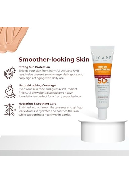 Koruma Tinted (Kapatıcı) 50 Spf Güneş Kremi indirimleri