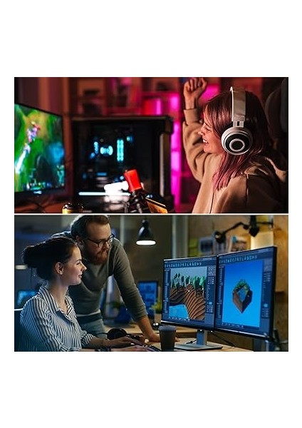 – 8k Displayport 2.0 Kablosu – 3m – Dizüstü/oyun Bilgisayarı, Gr. Kartı, Ekran/proj. Dp Mon. Kablosu – Dp'den Dp'ye – 144Hz'de 4K/60Hz'de 8k, 240Hz'e Kadar, Freesync/g-Sync, Siyah modelleri