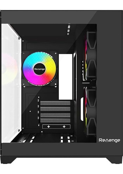 3 Rgb Fanlı Temperli Cam Panel Boş M-Atx Gaming Oyuncu Bilgisayar Kasası modelleri