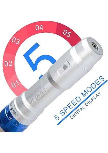 Beauty Profesyonel Microneedling Derma Kalem Dr.pen Ultima A6, Dermapen Kiti Cilt Bakımı Için - 6 Paket Kartuş - (6X36 Pin).0,25 mm modelleri