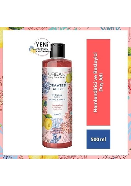 Care Seaweed Citrus Nemlendirici ve Besleyici Peelingli Duş Jeli 500 Ml- Vegan fiyatları
