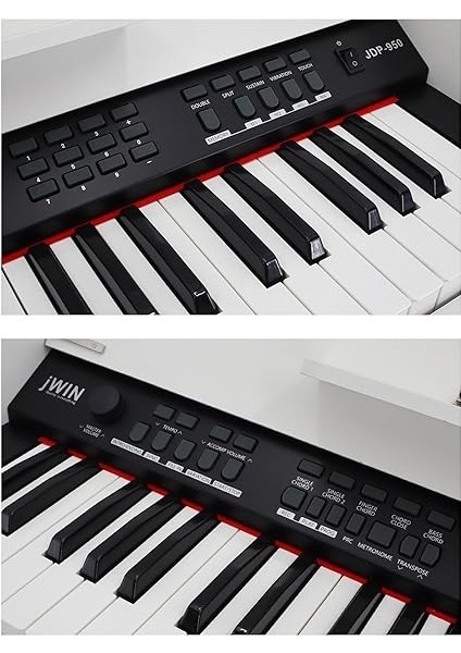 JDP-950 Tuş Hassasiyetli 61 Tuşlu Dijital Piyano - Beyaz fırsatları