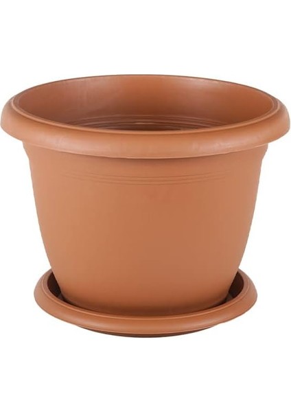 V506 Villa Saksı Set No: 6 5 Litre, 25 Cm, Kiremit