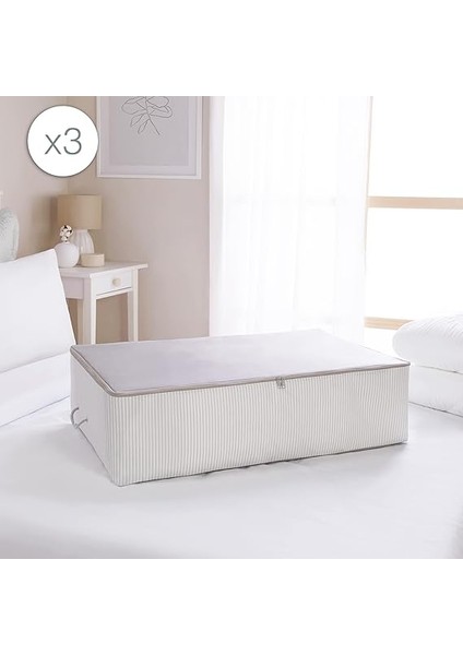 Home Textile 3'lü Mega Boy Gri Renk Stuff &amp; Things Baza Altı Hurç Set modelleri