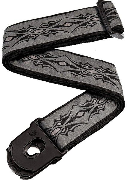 Planet Waves 50PLF06 Dokuma Kemer Naylon Doku Dark Side Collection Tribal Uzunluk: 1400 mm Genişlik: 50 mm