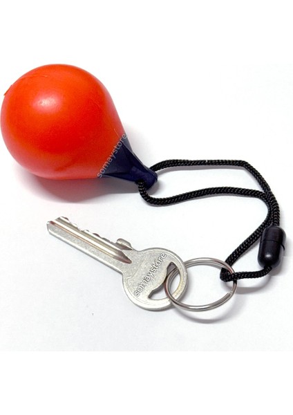 Marine Tekne Batmaz Anahtarlık Balon Usturmaça Modeli 7cm Turuncu