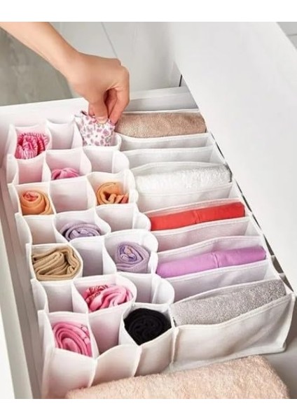 31 Gözlü Çekmece Içi Düzenleyici Organizer Çorap Iç Çamaşırı Tişört