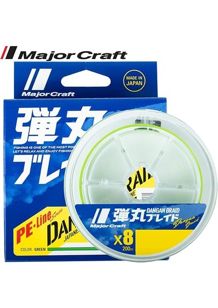 Craft Mc Dangan Braid Ip Db8 Pe 0.6/0.06MM/14LB/5.2KG/150 Metre Green fiyatları