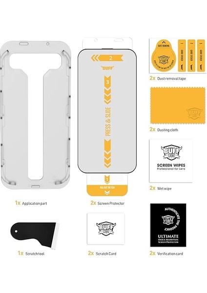 Labs iPhone 15 Serisi ile Uyumlu 5d Privacy Easyfit 2 Adet Kolay Uygulama Aparatlı Ekran Koruyucu Temperli Cam Hayalet Ekran (Iphone 15 Pro) fırsatları