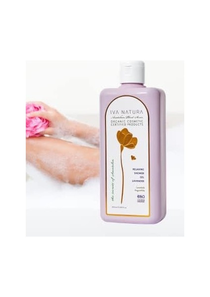Natura Organik Dinlendirici Duş Jeli Lavanta Özlü, Rahatlatıcı ve Arındırıcı, Parabensiz ve Glutensiz, 350 ml fırsatları