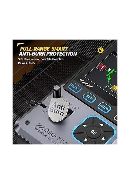 Upgrade 3 In 1 Digital Oscilloscope 10MHZ 48MS/S Transistor Tester Electronics Component Tester USB Charger Tools fırsatları