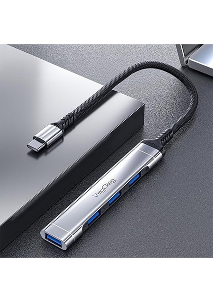 Type-C To USB 3.0 4 Port 3*usb 2.0 ve 1*usb 3.0 Çoklayıcı Hub fırsatları