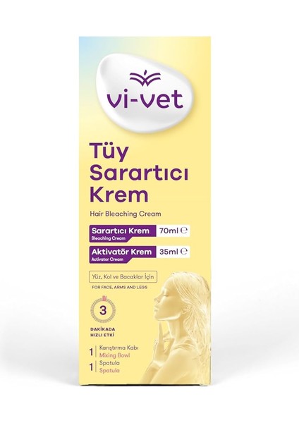 Tüy Sarartıcı Krem 105 ml