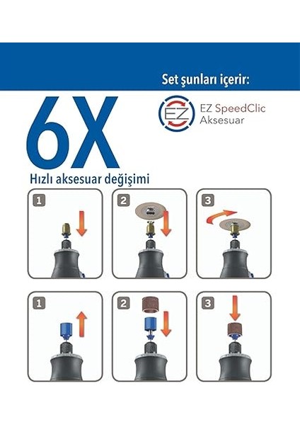 8260 Akülü Dünyanın Akıllı ve Fırçasız Motorlu Ilk Çok Amaçlı El Motoru,12 V 3 Ah Lityum Iyon Akü, 5 Aksesuarlı modelleri