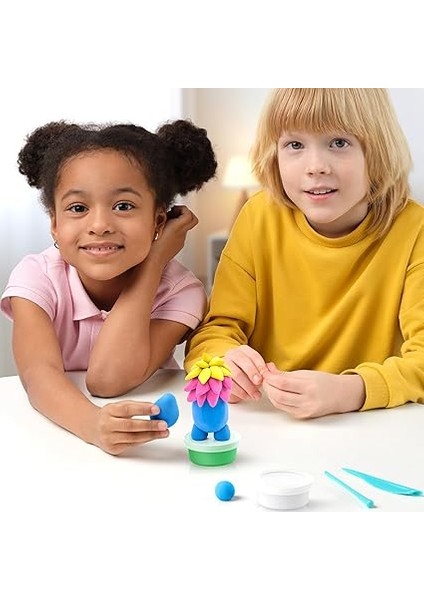 Clay Canavarlar - Çocuklar Için Hava ile Kuruyan Kil Seti - 15 Kutu Şekillendirme Aletleri ile Eğlenceli Uygulama Talimatları indirimleri