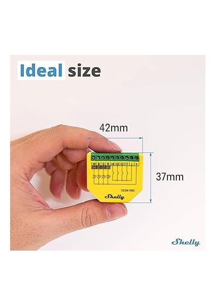 Plus Rgbw Pm | LED Şeritler Için Wi-Fi ve Bluetooth Kontrol Cihazı | 12-24 Vdc | Sıva Altı Kısma Cihazı | Işık Kontrolü ve Akım Ölçümü | Hub Gerektirmez | Ios Android Uygulaması fiyatları