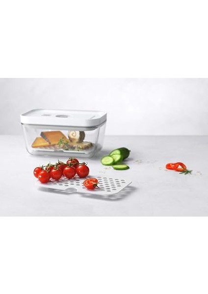 Fresh &amp; Save Vakum Aksesuarları Seti Cam Kutular Için, M/l / 2-Parça modelleri
