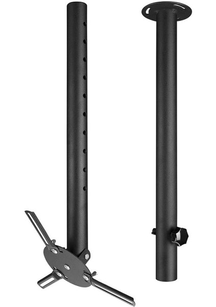 PRJ-187 63-102CM Siyah 360-45DERECE 13KG Teleskopik Projeksiyon Askı Aparatı fiyatları