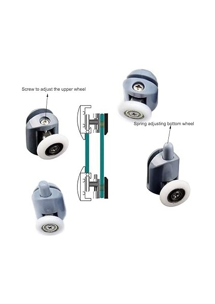 8 Duş Kapısı Tekerleği, Tekerlek (23 Mm) fırsatları