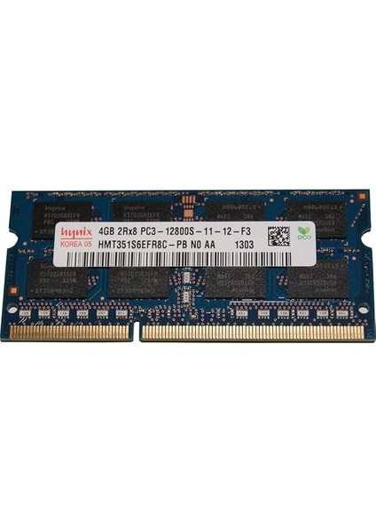 Hynix HMT351S6EFR8C-BP 204PIN Ddr3 Ram So-Dımm, 1600MHZ, PC3-12800S, Yeni.