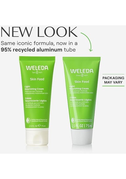 Weleda Skin Food Light Nemlendirici ve Besleyici Organik Bakım Kremi 75ML - Normal ve Kuru Ciltler Için 1 Paket (1 x 1 Adet) fiyatları