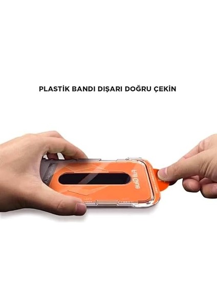 iPhone Ile Uyumlu Point Hizalama Aparatlı Darbe Emici ve Takılırken Camın Altında Kesinlikle Toz Bırakmayan Darbelere Karşı Ekstra Güçlü Ekran Koruyucu Cam (Iphone 11 / Xr) fırsatları