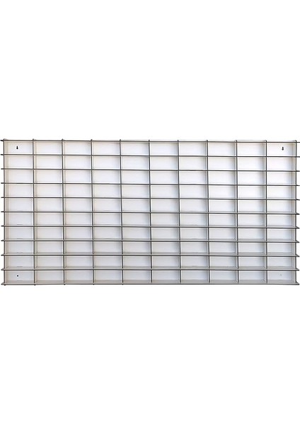 1/64 Hobi Araba Rafı Yatay 100 Araçlık (Beyaz, Mdf) modelleri