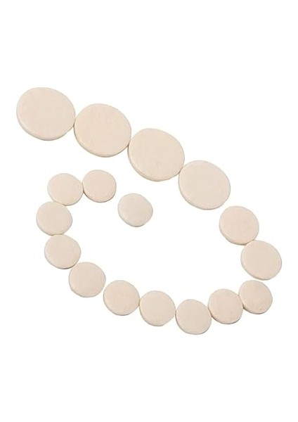 3 Set Müzik Nefesli Çalgılar Tuş Takımı Klarnet Tuş Matı Suni Deri Yedek Ped Soprano Klarnet Aksesuarı 17 Adet*3 modelleri