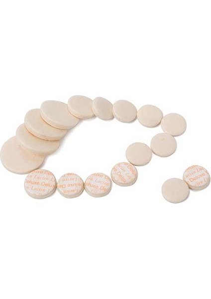 3 Set Müzik Nefesli Çalgılar Tuş Takımı Klarnet Tuş Matı Suni Deri Yedek Ped Soprano Klarnet Aksesuarı 17 Adet*3 indirimleri