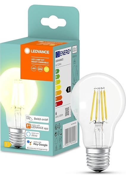 LED Filamant Lamba, 7 W, 806 Lümen, Bluetooth Kontrol indirimleri