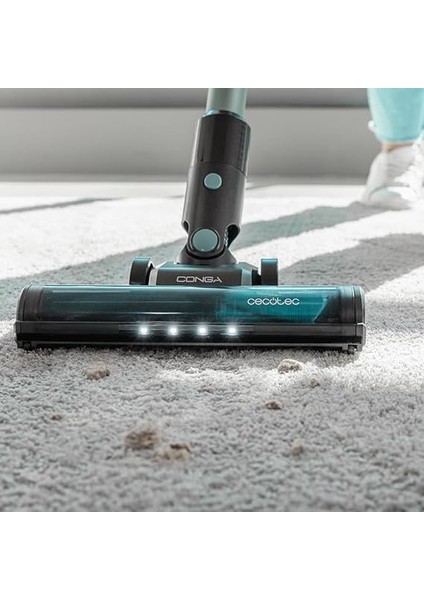 Conga Rockstar 1500 Ray Pure Akülü Süpürge Elektrikli Süpürge. 215 W, 12 Kpa, Otonomi 45 Dk, 3'ü 1 Arada, Karışık Fırça, Aksesuarlar, 2 Program, Paralel Siklon, 500 ml Tank modelleri