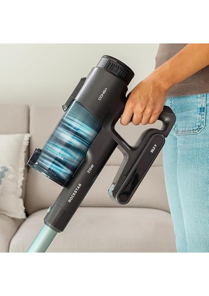 Conga Rockstar 1500 Ray Pure Akülü Süpürge Elektrikli Süpürge. 215 W, 12 Kpa, Otonomi 45 Dk, 3'ü 1 Arada, Karışık Fırça, Aksesuarlar, 2 Program, Paralel Siklon, 500 ml Tank fırsatları