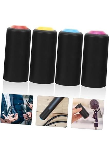 4 Adet Yedek Kablosuz Mikrofon Pil Kapağı Vidalanabilir Plastik PGX24/SLX24/PG58E Uygun fiyatları