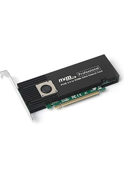 4x Nvme M.2 Destekli, Fanlı, Software Raıd Pcıe X8 Kart (DK-AC-PEM4000)