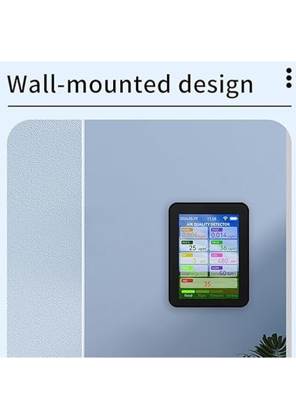 Tuya Wifi Çok Fonksiyonlu Hava Kalitesi Ölçer Ev Hcho Tvoc Karbon Monoksit Co2 Pm2.5 PM10 Test Cihazı Taşınabilir Sıcaklık Nem Dedektörü Alarm Fonksiyonlu 2,8 Inç Tft Ekran indirimleri