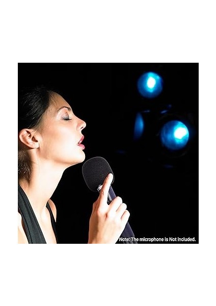 5 Adet Mikrofon Köpük Ön Cam Ön Cam Gürültü Azaltma Sünger Mikrofon El Kondenser Mikrofon Için Kapak fırsatları