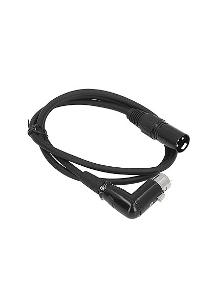 Sesli Kablo Düz Erkek Dişi Dirseği 3 Pin Dengeli Mikrofon Kablosu 1 Metre modelleri