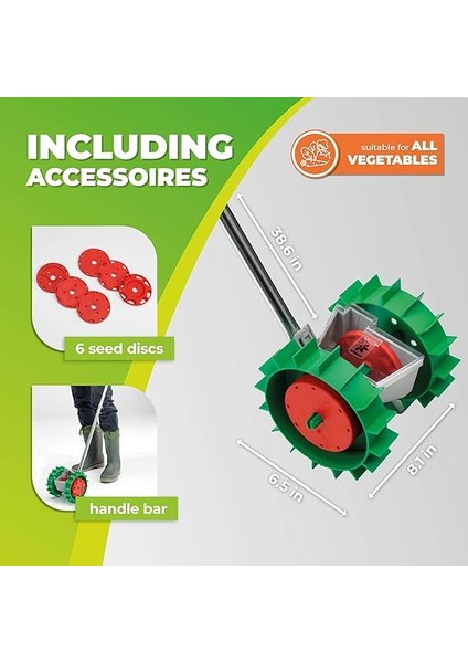 Green Super Seeder Manuel Tohum Ekme Makinesi, 6 Diskli fiyatları