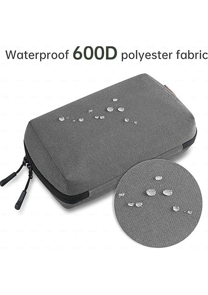 Kablo Çantası, Düzenleyici Çanta, USB Şarj Kablosu, Sd Kartlar, Dizüstü Bilgisayar Saklama Kablosu, Seyahat ve Iş Için Aksesuar Çantası, Gri fırsatları