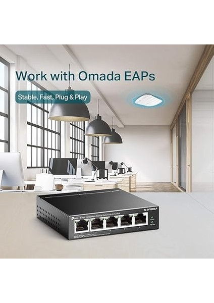 TL-SF1005LP, 5-Port 10/100MBPS Desktop Switch With 4-Port Poe indirimleri