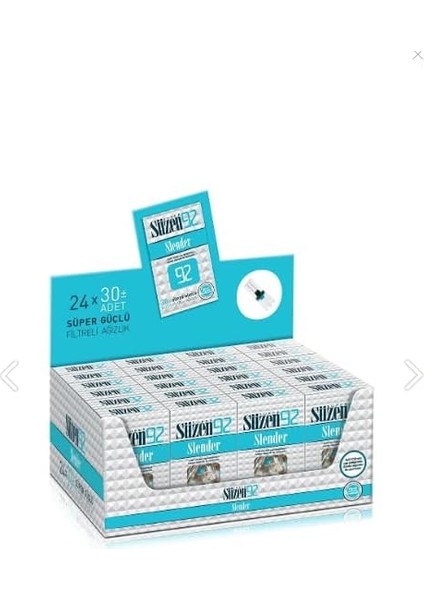 92 Slender Sigara Filtresi (24X30)
