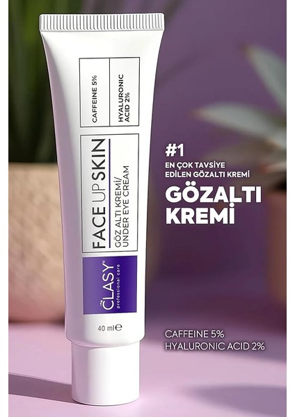 Göz Altı Kremi - Kafein%5 + Hyaluronik Asit%2 - Morluk, Torba ve Şişlik Karşıtı Göz Kremi - Kırışıklık, Ince Çizgi ve Göz Altı Aydınlatıcı Krem, 40 ml fiyatları