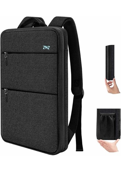 Ince ve Genişletilebilir Dizüstü Bilgisayar Sırt Çantası 15 15.6 16 Inç Kol, Dökülmeye Dayanıklı ve USB Dizüstü Bilgisayar Sırt Çantası Bilgisayar Çantası Için Erkek Kadın, B05K01