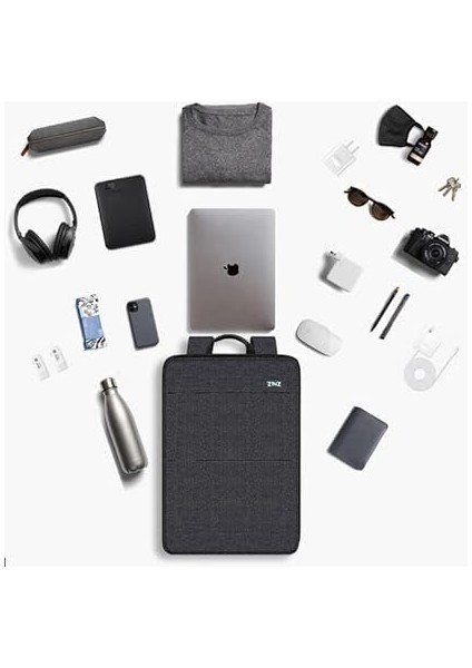 Ince ve Genişletilebilir Dizüstü Bilgisayar Sırt Çantası 15 15.6 16 Inç Kol, Dökülmeye Dayanıklı ve USB Dizüstü Bilgisayar Sırt Çantası Bilgisayar Çantası Için Erkek Kadın, B05K01 indirimleri