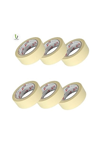 Kağıt Bant 48MM x 35 Metre Maskeleme Bandı 6 Adet indirimleri