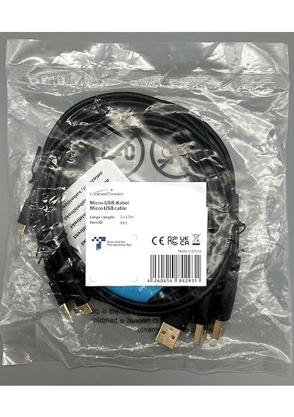 – Mikro USB Kablosu – 3x 1,5m (Usb 2.0, Şarj, Veri Kablosu, Siyah) indirimleri