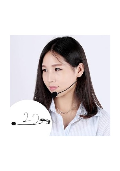 Tek Yönlü Başa Takılan Başa Takılan Kulaklık Kulak Kancası Mikrofon Mikrofon Ses Yükseltici Için Esnek Kablolu Boom Amp Hoparlör modelleri