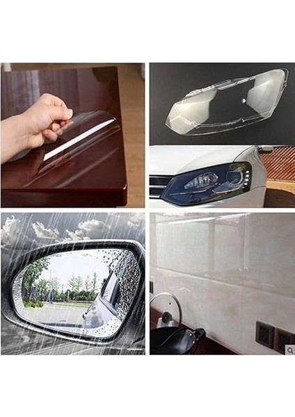 Şeffaf Parlak Yapışkanlı Folyo Koruma Folyosu 61 cm 61 cm x 1 Metre fiyatları